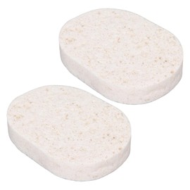 Esponjas Faciales Comprimidas - 2 Esponjas de Lavado Exfoliantes para Limpieza Facial Profunda - Almohadillas de Esponja de Spa de Belleza para Limpieza Cosmética