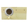 Sturdy Nest Box - Cage Attachment, Hinged Lid, Perching Ledge