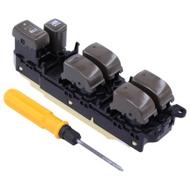 MOTOKU Front Driver Side Window Switch with Door Lock Switch for Lexus GX470 2003-2009