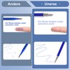Willingood 12 x Erasable Refills, Blue, Compatible with Legami, Easy