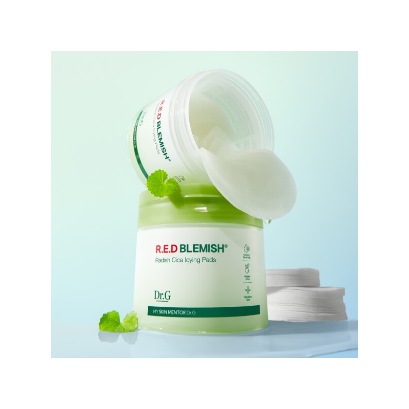 Dr.G Red Blemish Turnip Cica Icing Pad 60 sheets 1+1