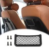 2 Pcs Car Storage Net Bags Black Mesh Organizer Nets
