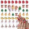 WOKOTO 100pcs Christmas Nail Charms for Nail Art 3D Christmas