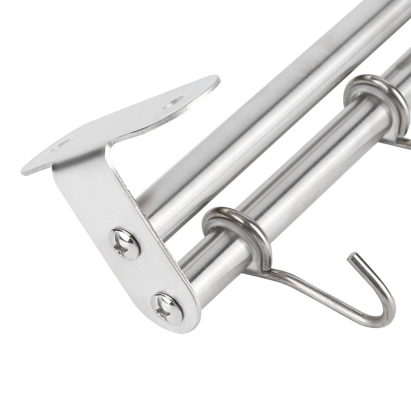 Wall Mounted Storage Shelves Pot Lid Rack Utensil Hanger Hook