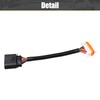 X AUTOHAUX Wiring Harness Adaptor for Headlight Connector Left Right