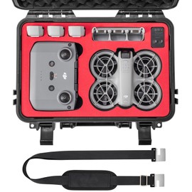 Neo Case, Waterproof Hard Carrying Case for DJI Neo Fly More Combo, Travel Storage Case For DJI NEO Accessories (RC-N3 Remote Controller, Intelligent Flight Battery, Charging Hub)