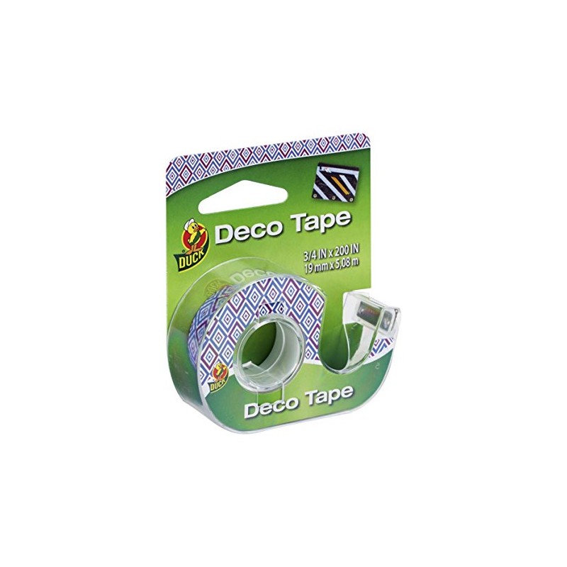 ShurTech DISPDT-2363 Deco Tape with Dispenser, 0.75 by 200-Inch, Diamonds