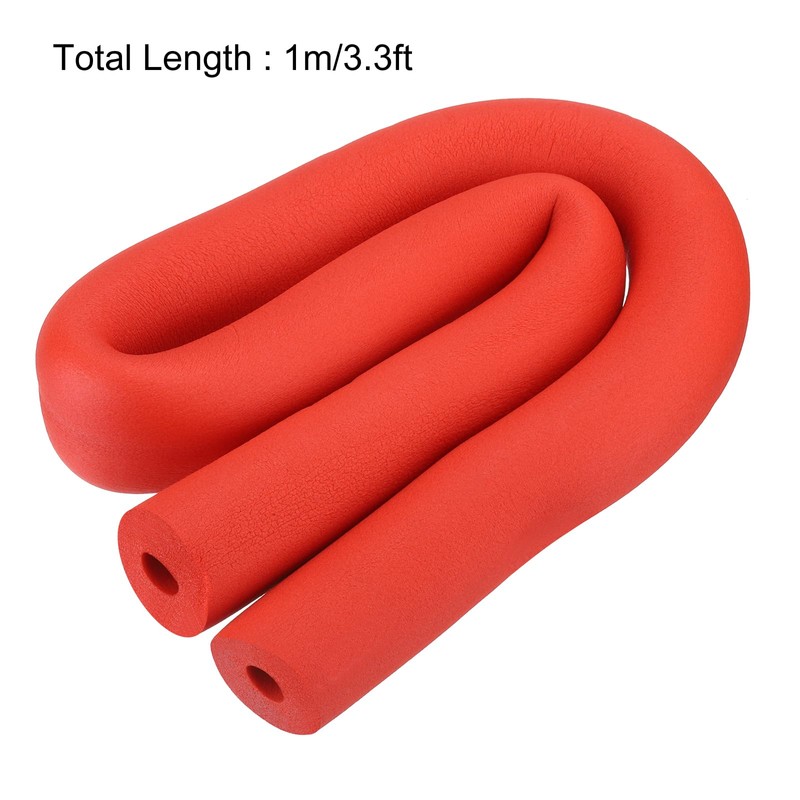 sourcing map Foam Tubing for Handle Grip Support, Pipe Insulation