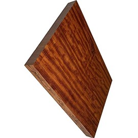 New Beautiful Bubinga Electric/Bass Guitar Body Wood Blank, 21" x 14" x 2" EX2965Z for DIY Arts Craft Project Sign by PrM