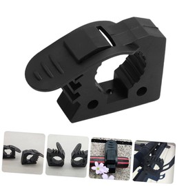 CHILDWEET 2pcs Adjustable Rubber Pole Clamp for Mounting Equipment Multi Functional Atv Accessories Secure Fastening for Shovels Spades Outdoor Gear Reliable Grip for Off Road