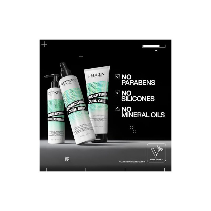 REDKEN- Hydrating Curl Cream | Crema para hidratar rizos hasta