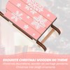 Ciieeo 9 Pcs Christmas Ornaments Mini Sled Country Decor Decorative