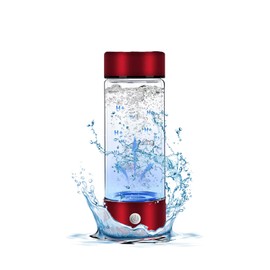 Wasserstoff Wasserflasche - 420ML tragbare Wasserstoff-Ionen-Wassermaschine für sauberes und gesundes Trinken, Wasserstoff-Wasserflaschen-Generator für Zuhause, Reisen, Büro