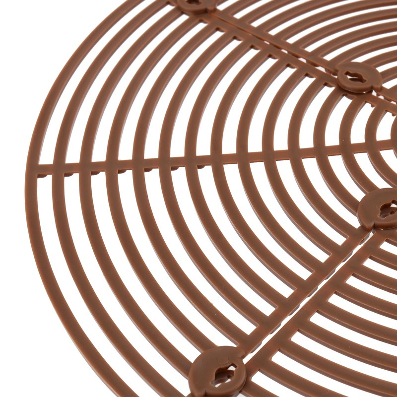 TAICHEUT 8 Pcs Plant Pot Grid, 11.8 inch Brown Plant