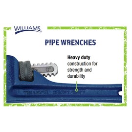 Williams 13500 Aluminum Pipe Wrench, 8-Inch