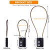 SEPOX® Versatile 12-Piece Resettable 4-Digit Combination Travel Lock Luggage Set