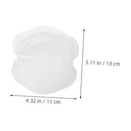 Healeved Super Absorbent Breast Pads for Postpartum Nursing Pads Leak-Proof Ultra-Thin Breathable Pack White
