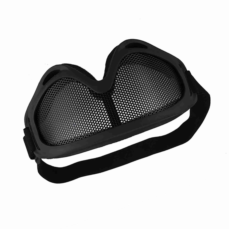 X400 Tactics Mesh Goggles Steel Lenses Sunglass Outdoor Paintball Eyewear