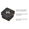 uxcell 4Pcs Inserts for Square Tubes with M10 Thread, for