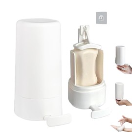 Tasmegol Bar Soap Shaver Shredder Dispenser Wall-Mounted Soap Grinder Container for Bathroom