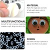 Mikikit Ojos Ideales Móviles Autoadhesivos de Plástico 200 Adhesivos Piezas