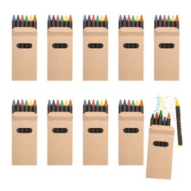 sin4sey Set of 10 Wax Crayons Children's Party Bags Wedding
