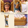 MOOCOCO Archangel Raphael Statue - 9 Inch Resin Sculpture for