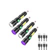 iToncs Blacklight flashlights, 3 in-1 Rechargeable Flashlights, UV Light Magnetic
