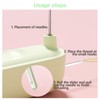 CUVZORA Pack of 3 2 in 1 Needle Threader and