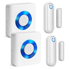 Wireless Door Chime with Memory Function, 52 Ringtones, 5 Volume Levels, Easy Install