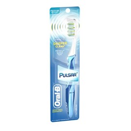 Oral-B Pulsar Medium Toothbrush, 1-Count (Pack of 3) Colors May Vary