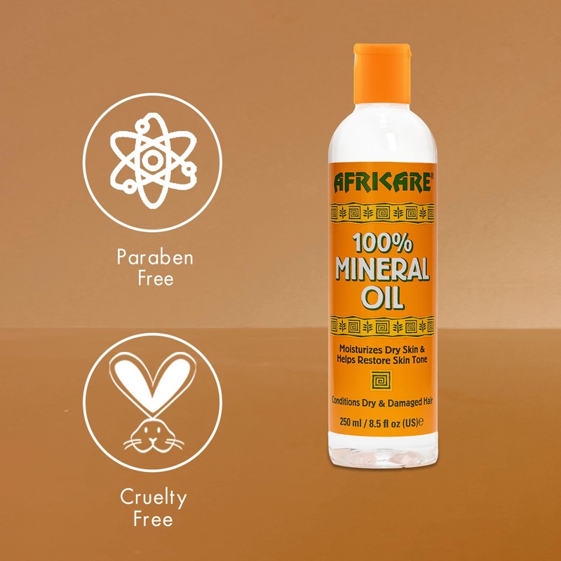 COCOCARE - Africare 100% Mineral Oil - 8.5 Fl Oz