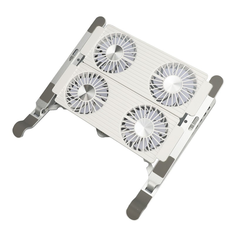 Laptop Stand with Cooling Fan Detachable Adjustable Aluminum Foldable Portable