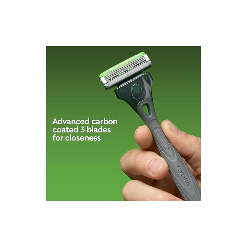 Wilkinson Sword Hydro 3 Razors for Men, Value Pack, Dual
