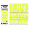 Stiffie STIFFIE Uniline Day Glow Yellow 3" Boat & PWC