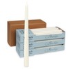 Stonebriar Tall 10" White Unscented 30 Count Taper Candles, 7