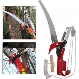 Extendable Tree Pruner Saw Head Without Pole, Outdoor High-Altitude Branches Trimmer Pruning Shears, Harvester Clipper for Plant Twig Vine, Garden Trimming Tool
