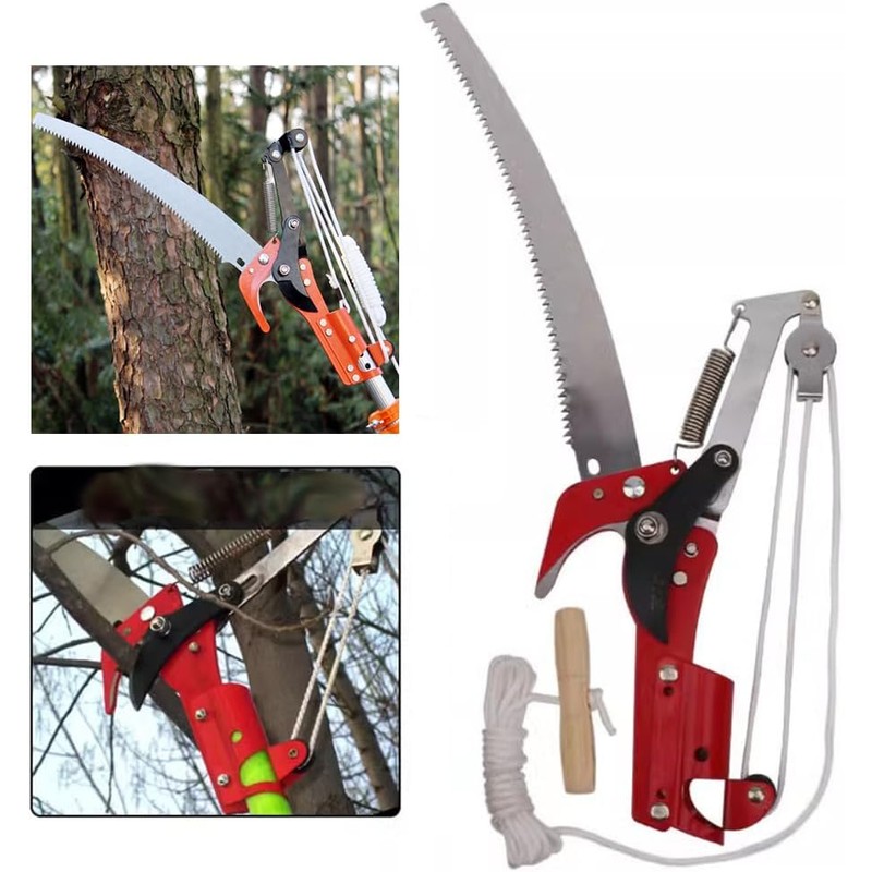 Extendable Tree Pruner Saw Head Without Pole, Outdoor High-Altitude Branches