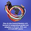 Flex-A-Lite Compact Adjustable Electric Fan Controller and Relay Kit with