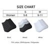 Dlunsy Women's Cotton No Show Socks White Invisible Liner Socks
