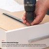 homdiy 2 Pcs Bottom Mount Centered Drawer Slides for Cabinet