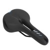 Road Bike Saddle Black Hollow Ergonomic Soft Silicone Sponge Tail