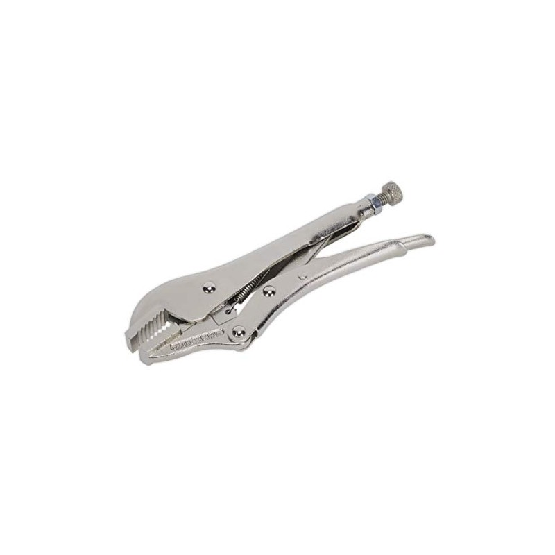 Sealey Ak6822 Locking Pliers Straight Jaws 185Mm 0-30Mm Capacity