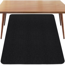 Sycoodeal Office Chair Mat,Computer Gaming Desk Chair Mat for Hard Wood & Tile Floor,Large Anti-Slip Floor Protector Rug,Easy to Clean,48" X 36" Black