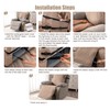Genina Waterproof Recliner Chair Cover - 100% Protection! Non-Slip, Washable
