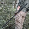 Autuveen Hiking Tactical Stick Walking Staff,Portable Walking Sticks Trekking Poles