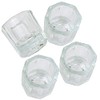 PandaSpa 2 Pieces Dappen Dish Crystal Bowl Glass Acrylic Nail