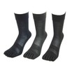 Pax-Asian Men's Five Fingers Socks silver ion 25-27cm 3-Pair Set
