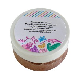 Pink Himalayan Salt Scrub, Honeysuckle, Randalia Bee Hives