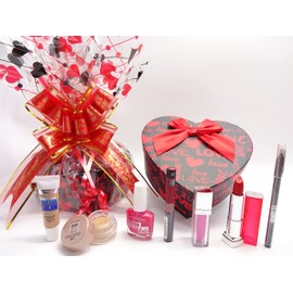 Maybelline Make Up Beauty Bundle Gift Box Hamper, Love Gift Set For Her